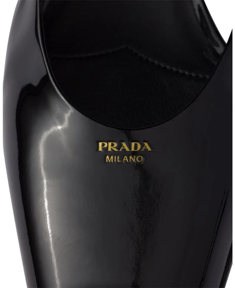 Women's Patent Leather Slingback Ballerinas