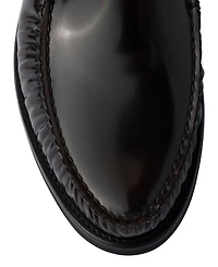 Men's Brushed Leather Loafers