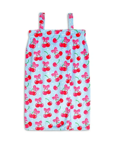 Girls' Cheerful Cherries Spa Wrap