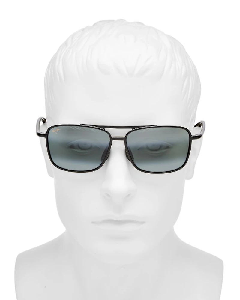 Kaupo Gap Aviator Sunglasses, 56mm