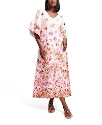 Frances Valentine Fin and Tonic Maxi Dress Pocket Full of Posies