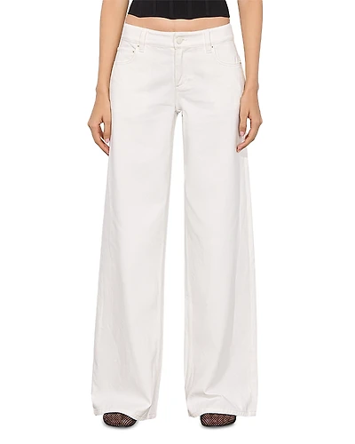 Alice and Olivia Amazing Low Rise Baggy Jeans