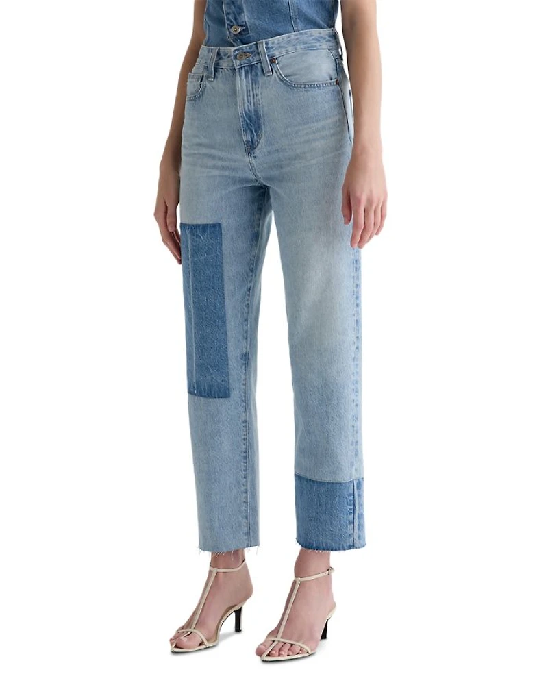 Brinley Mid Rise Straight Crop Jeans Carpinteria
