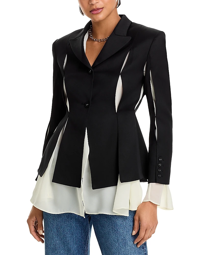 rokh Split Panel Blazer