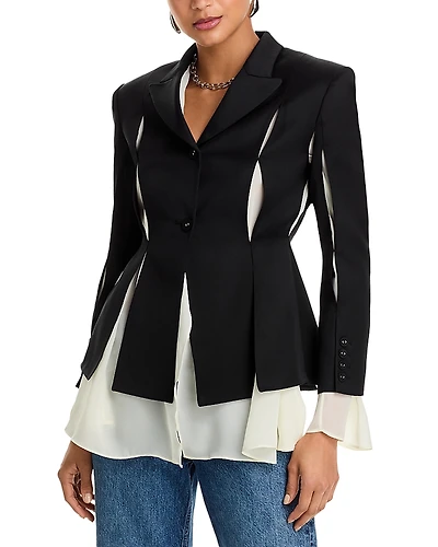 rokh Split Panel Blazer