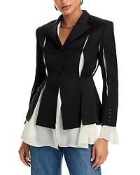 rokh Split Panel Blazer