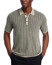 rag & bone Harvey Garment Dyed Polo