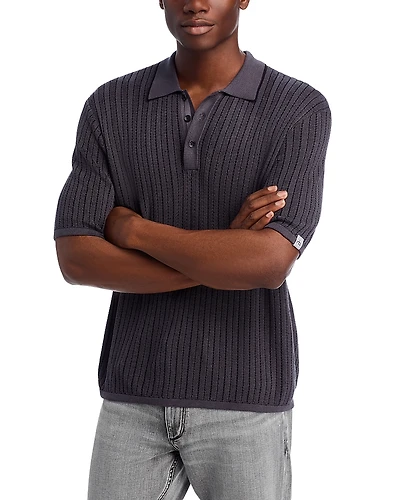 rag & bone Harvey Garment Dyed Polo