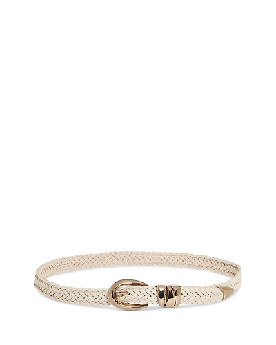 Madewell Women's Triple Keeper Woven Leather Belt