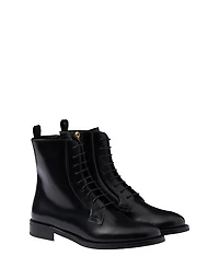 Prada Women's Brushed Leather Ankle Boots