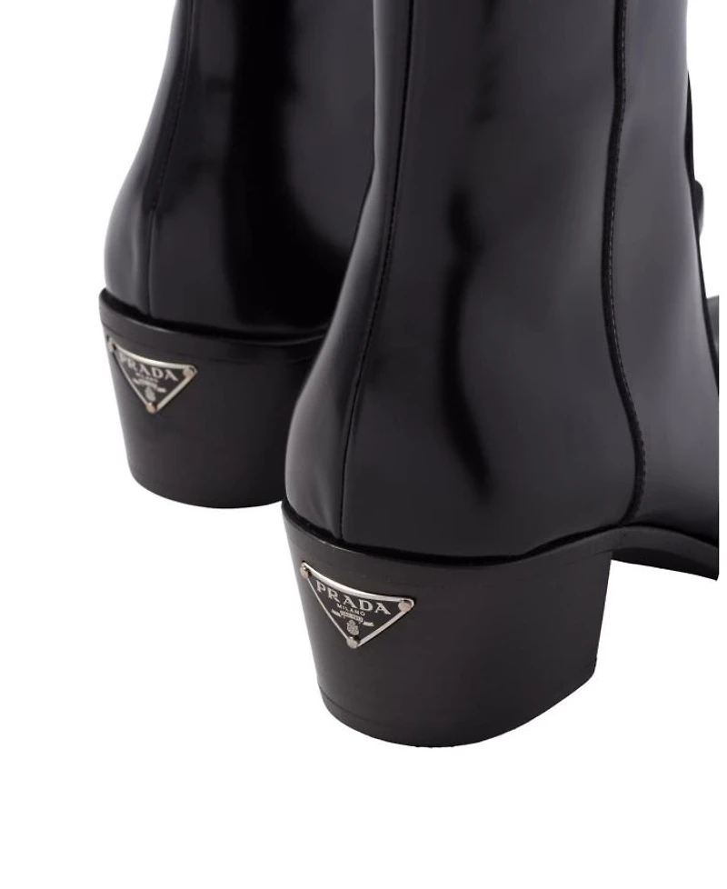 Women's Brushed Leather Camperos Boots