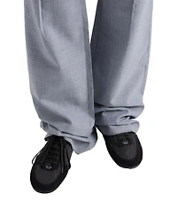 Men's Collapse Re-Nylon and Suede Elasticized Sneakers
