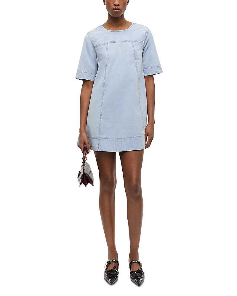 Ganni Scoop Back Mini Dress