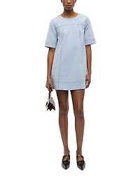 Ganni Scoop Back Mini Dress