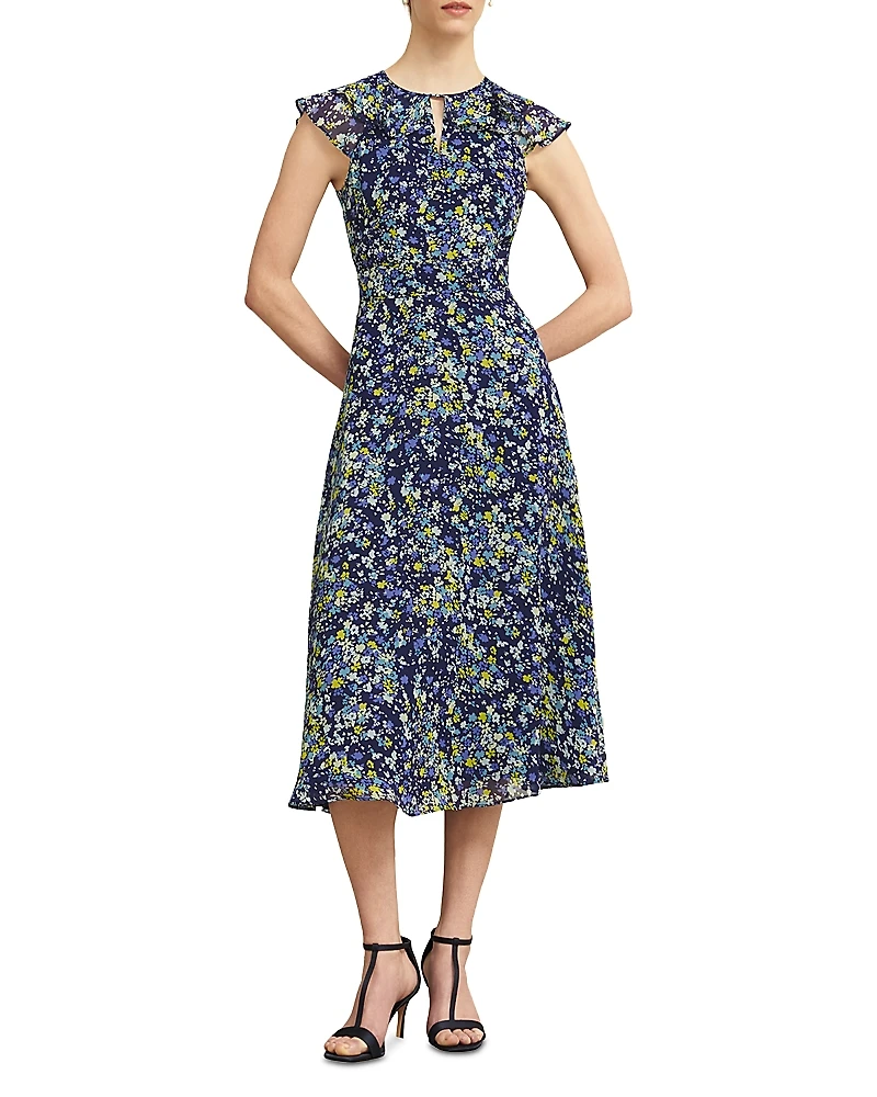 Hobbs London Dawn Ditsy Floral Print Dress