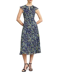 Hobbs London Dawn Ditsy Floral Print Dress