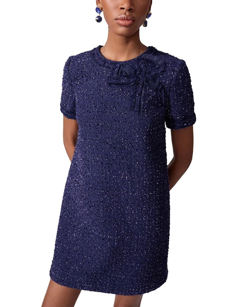 Tweed Mini Shift Dress