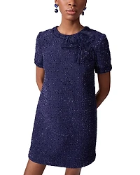Tweed Mini Shift Dress