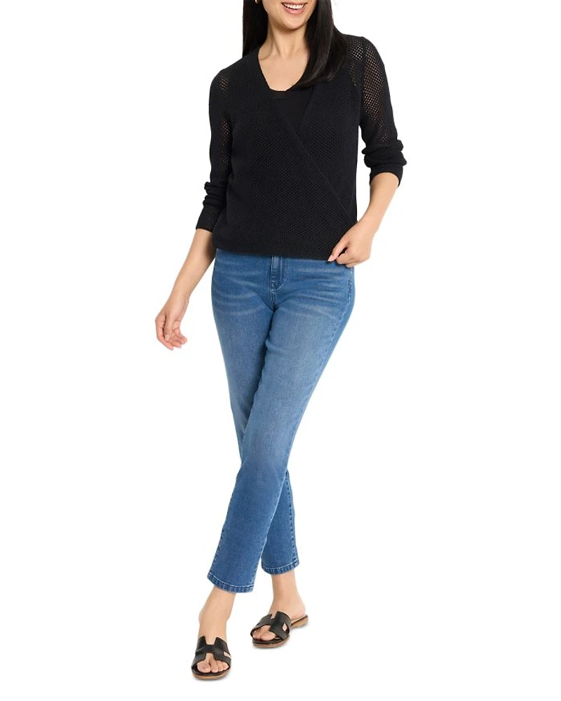 Mesh Cocoon Cardigan