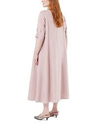Uscita Linen Shift Dress