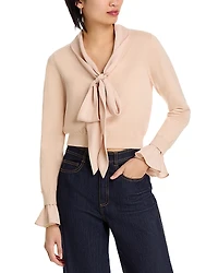 Cinq a Sept Lenu Tie Neck Sweater