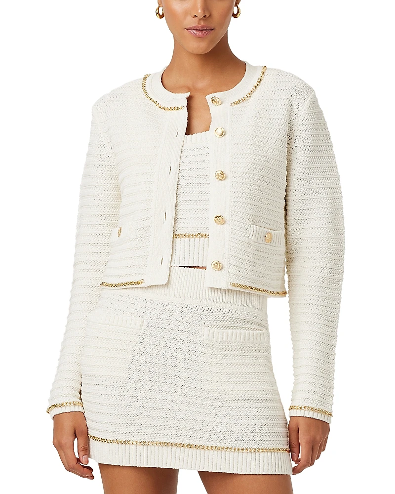 Toccin Cecilia Textured Knit Jacket