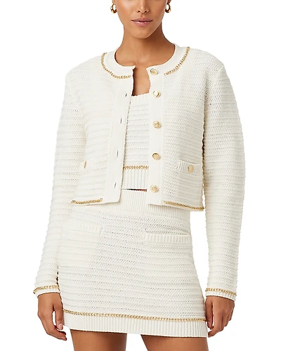 Toccin Cecilia Textured Knit Jacket