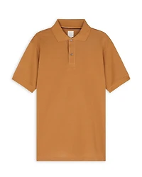 Striped Placket Polo