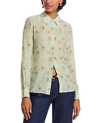 Alice and Olivia Willa Silk Top