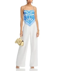 Yuri Printed Spaghetti Strap Top