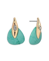 Turquoise Solstice Turquoise & Cubic Zirconia Drop Earrings