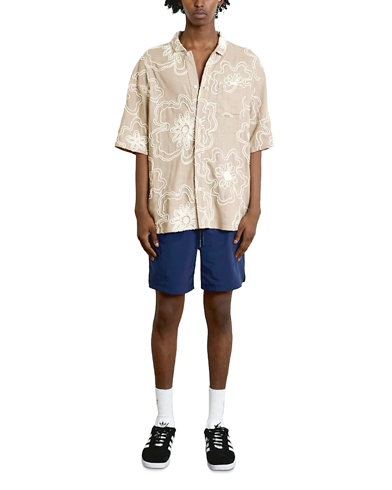 Krost Havana Embroidered Short Sleeve Shirt