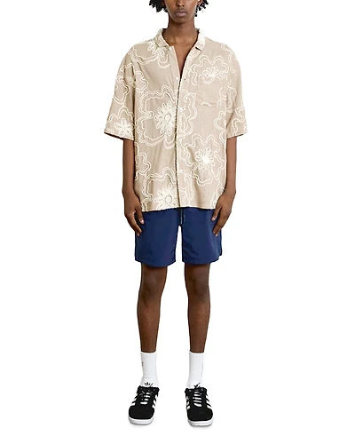 Krost Havana Embroidered Short Sleeve Shirt