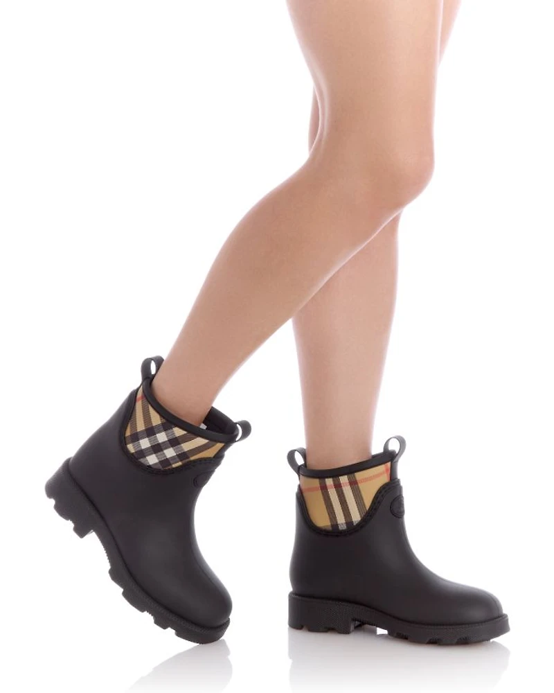 Burberry Women's Marsh Stamp Check Rain Booties