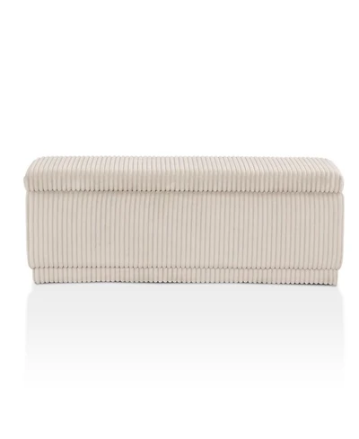 Lyla Chenille Rectangle Storage Bench