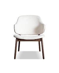 Furniture of America Beck Boucle Wingback Accent Chair