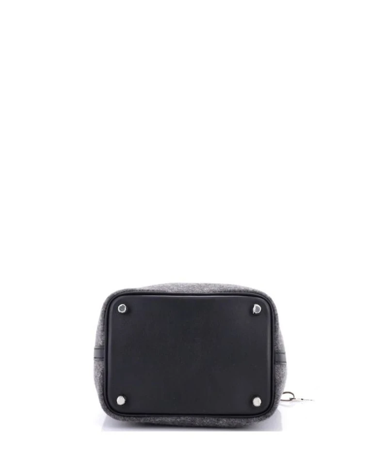 PM Picotin Lock Bag Felt with Leather
