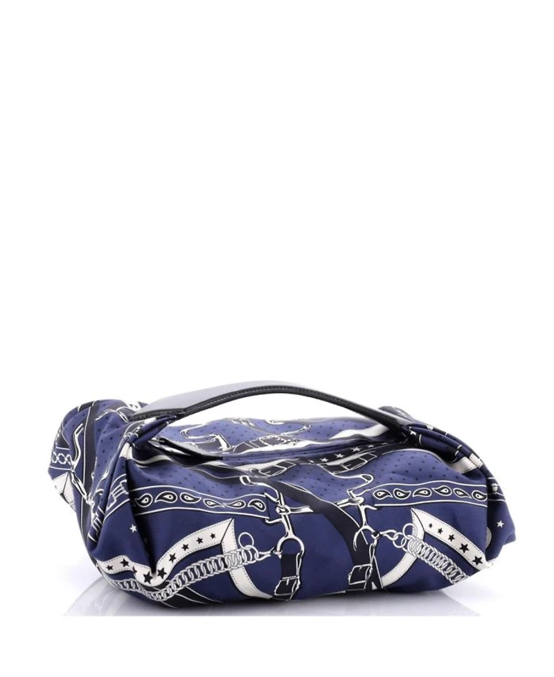 Balusoie Bag Printed Silk and Leather