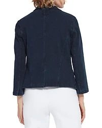 Della Denim Cropped Blazer