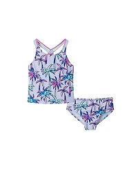 Andy & Evan Girls' Palm Trees Tankini Swimsuit Set - Little Kid