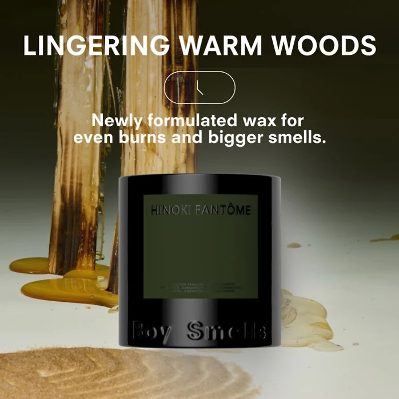 Hinoki Fantôme Magnum Candle, 27 oz.