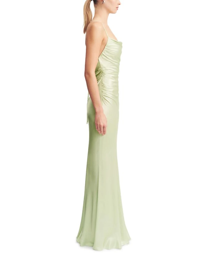 La Lune Lace Up Back Maxi Dress