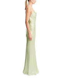 La Lune Lace Up Back Maxi Dress