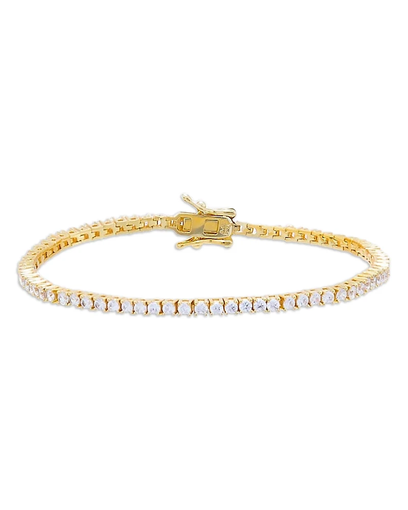 By Adina Eden Cubic Zirconia Tennis Bracelet