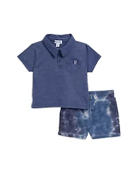 Boys' Ripple Tie Dyed Tee & Shorts Set - Baby