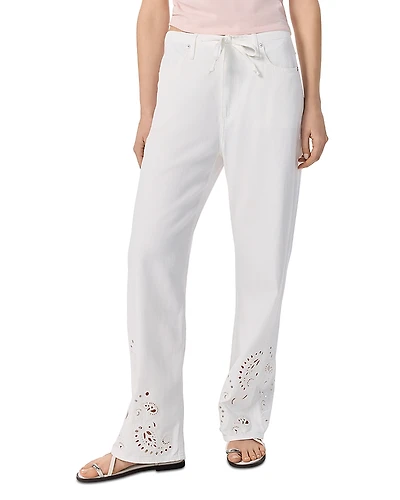 rag & bone Ultra Featherweight Phoebe High Rise Drawstring Jeans