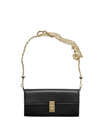 Prada Shoulder Strap Leather Wallet