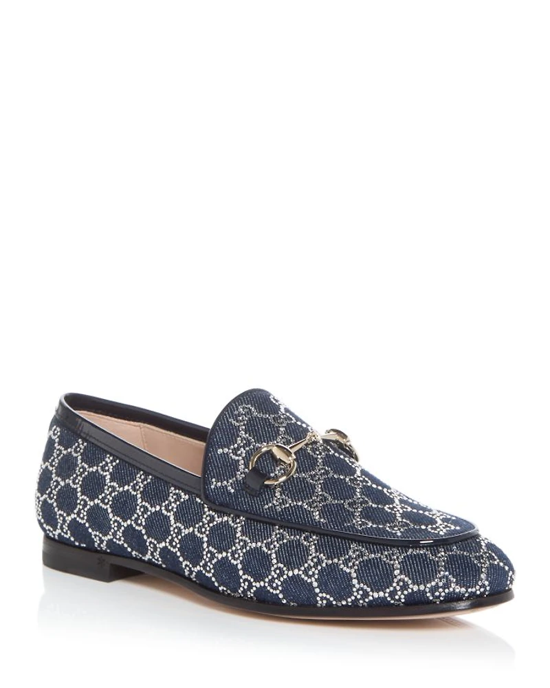 Women's GG Embellished Horsebit Loafers
