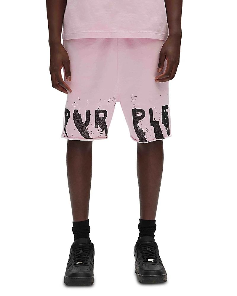 Purple Brand Relaxed Fit Fleece Shorts