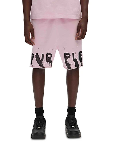 Purple Brand Relaxed Fit Fleece Shorts